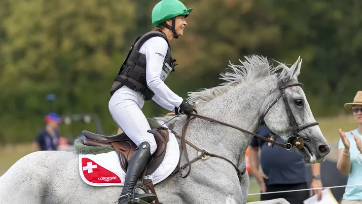 Melody Johner (SUI) riding Erin
FEI Eventing World Championship, Aachen (GER) 2026
Cross-Country Team & Individual
DHL-Prize
© FEI/Leanjo de Koster